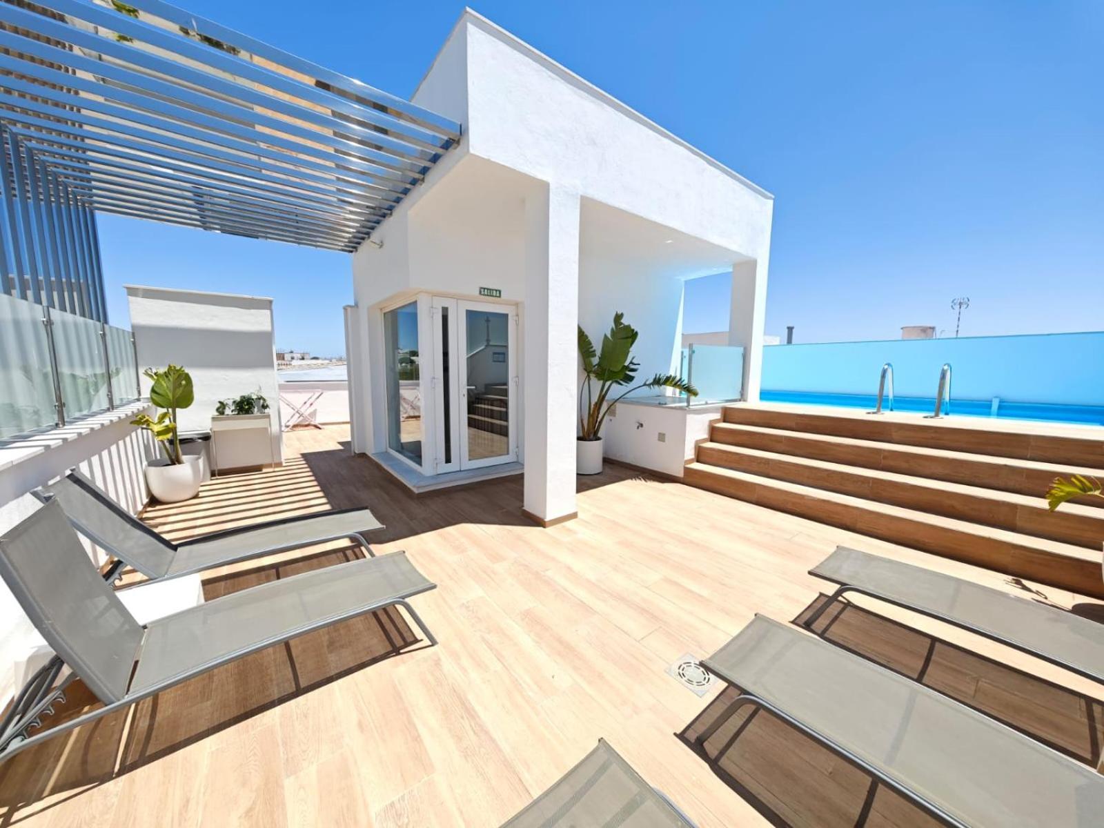 Apartamento Nuevo En Planta Baja A Con Piscina Y Solarium Barbate Extérieur photo